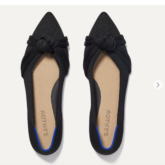 Rothy's Shoes - ROTHY'S The Knot Point II, Black, Size 7.5